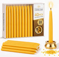 Velas de meditación de cera de abeja
