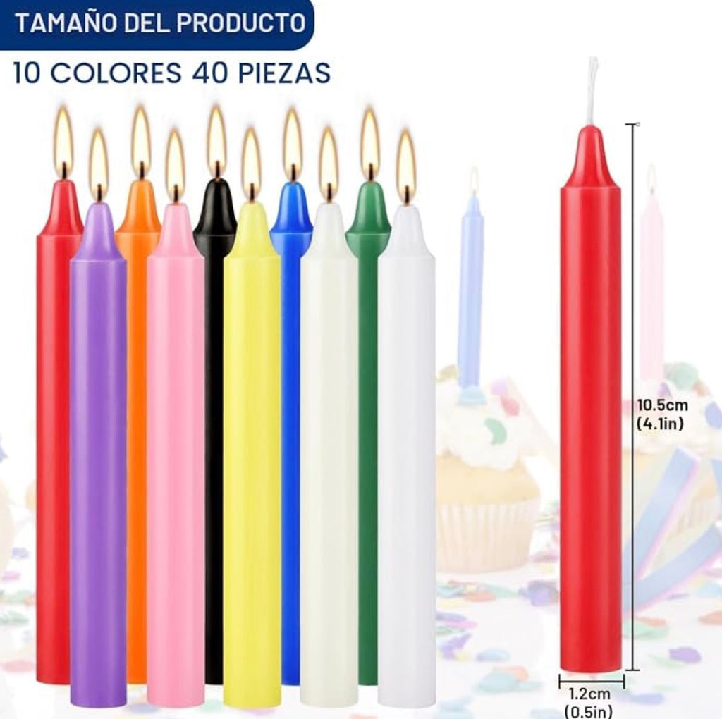 Paquete de 40 Velas