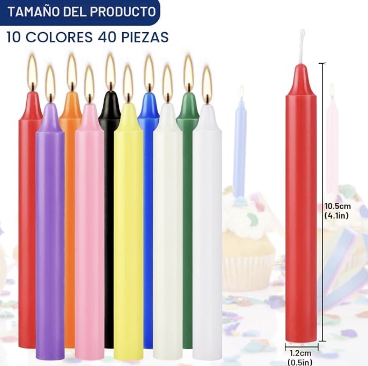 Paquete de 40 Velas